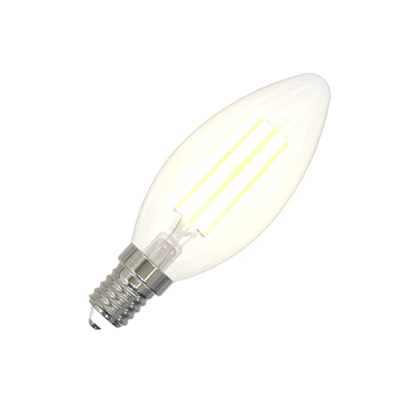 LED Filament WHITE 4,5W - C35 / E14 / 3000K - ZWF106