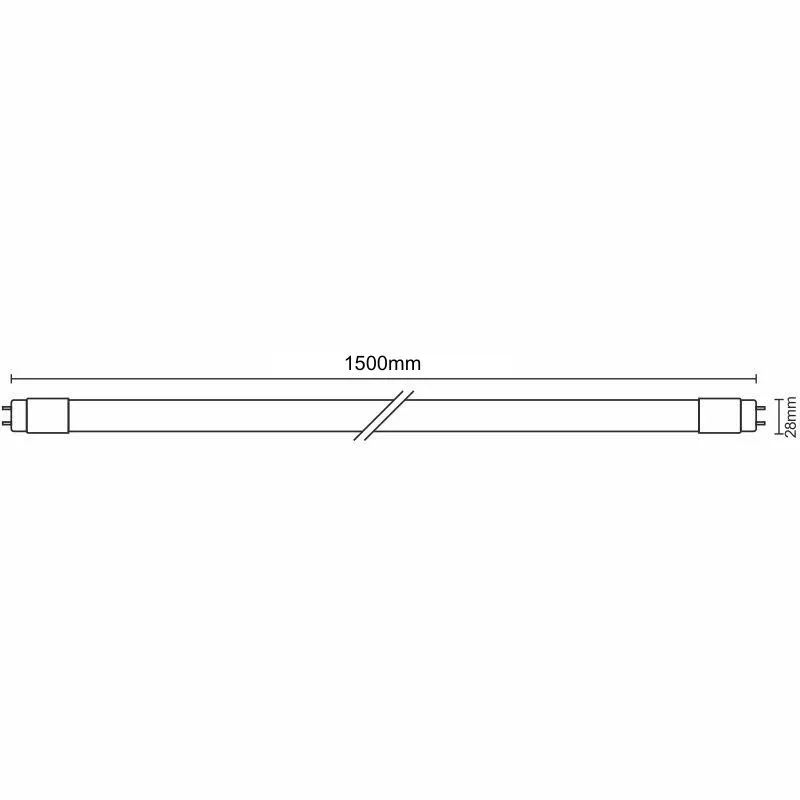 LED tube 22W - T8 / 1500mm / 6500K / 3300Lm, 25pcs - TLS303