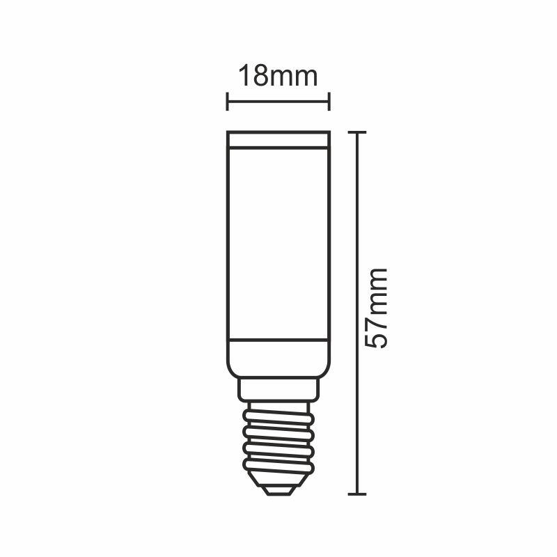 LED bulb 5W - E14 / SMD / 4000K - ZLS022C