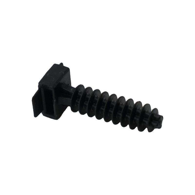 Cable tie holder for whole 8mm black -TH01