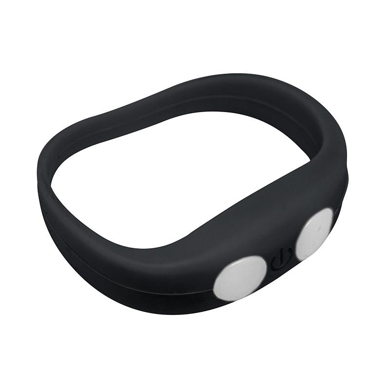 Black bracelet with LED light- LW101