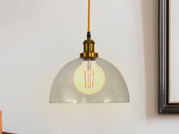 Glass hanging light 1 x E27 - ME0508H 1