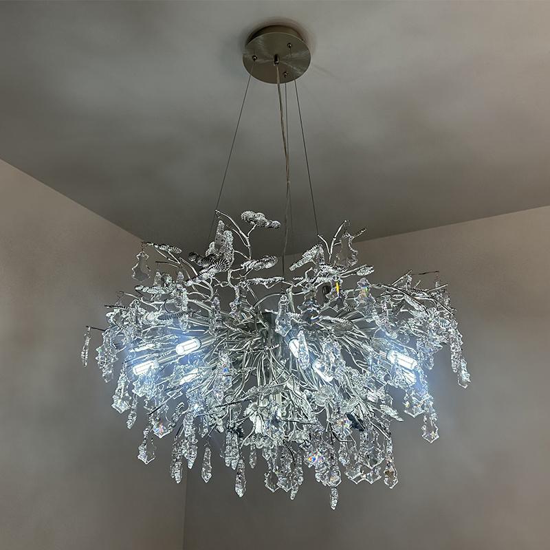 Luxurious crystal hanging chandelier 12 x G9 - CA055/800