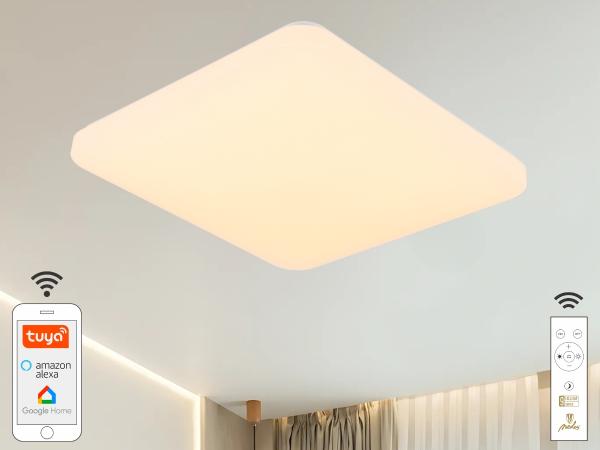 LED ceiling light OPAL + remote control + Wifi 48W - LC902S/S 1