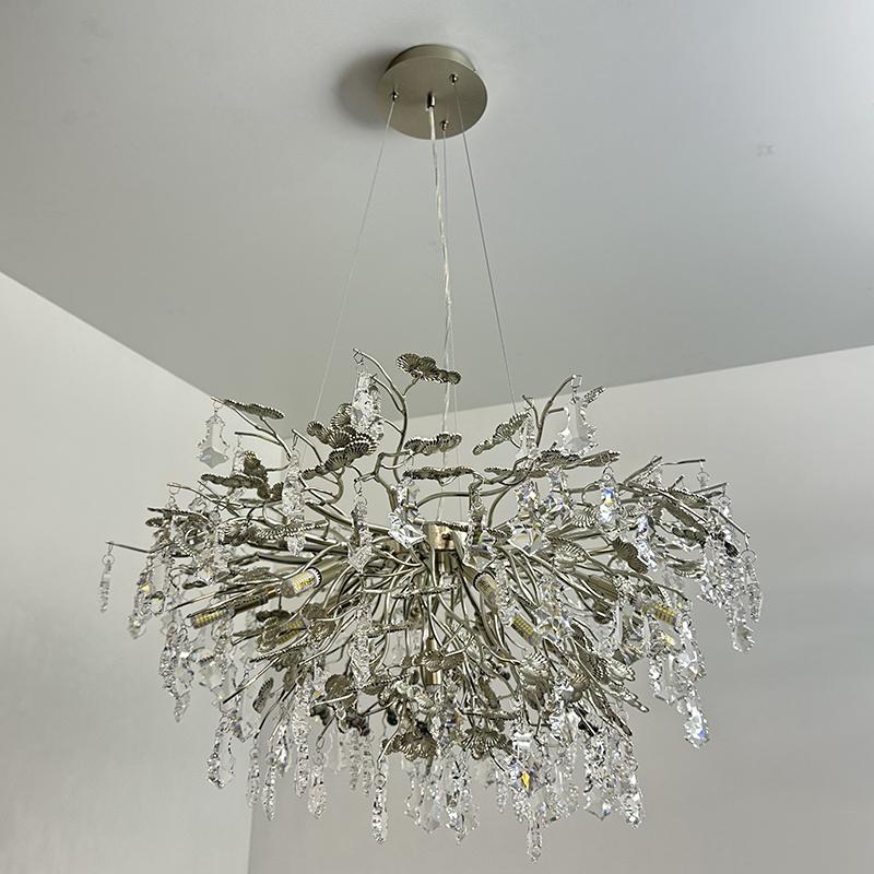 Luxurious crystal hanging chandelier 12 x G9 - CA055/800