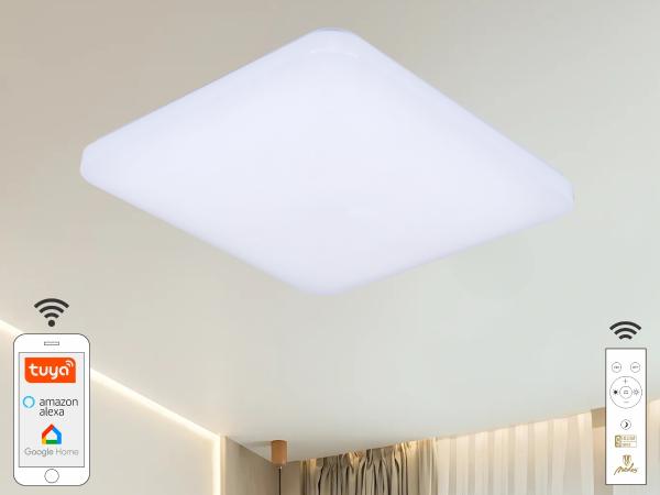 LED ceiling light OPAL + remote control + Wifi 48W - LC902S/S