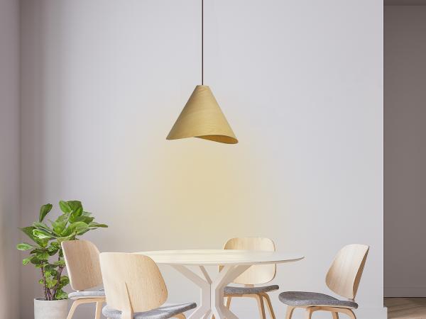 Pendant light solid wood E27 / 330 - WRE011 3