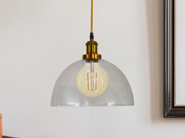 Glass hanging light 1 x E27 - ME0508H