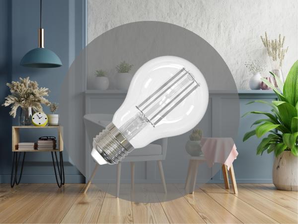 LED filament WHITE 7,5W - A60 / E27 / 3000K - ZWF101