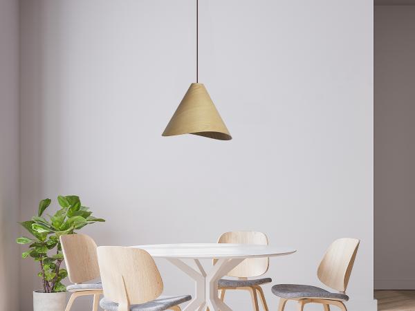 Pendant light solid wood E27 / 330 - WRE011 2