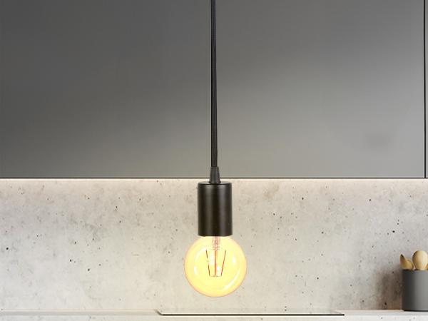 Hanging light E27 / 1m / black - BH531 1