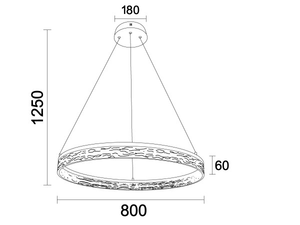 ALIANZ hanging light 800 - N1004 11