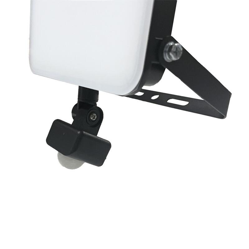 Outdoor black LED floodlight with sensor 30W / 4000K - LF7023S