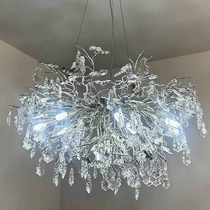 Luxurious crystal hanging chandelier 12 x G9 - CA055/800