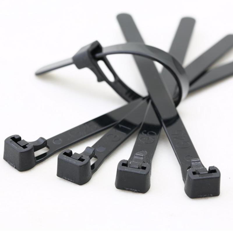 Cable tie - releasable 300/7,6 UV black -TR7301UV