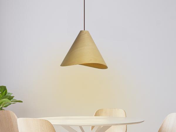 Pendant light solid wood E27 / 330 - WRE011 1