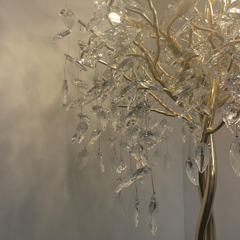 Luxurious crystal floor lamp 5 x G9 - CA011/F