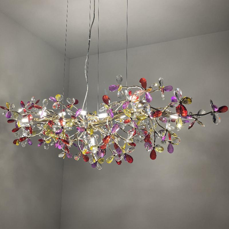 Hanging crystal light 13 x G9 - CA032/1200L