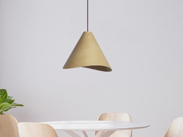 Pendant light solid wood E27 / 330 - WRE011