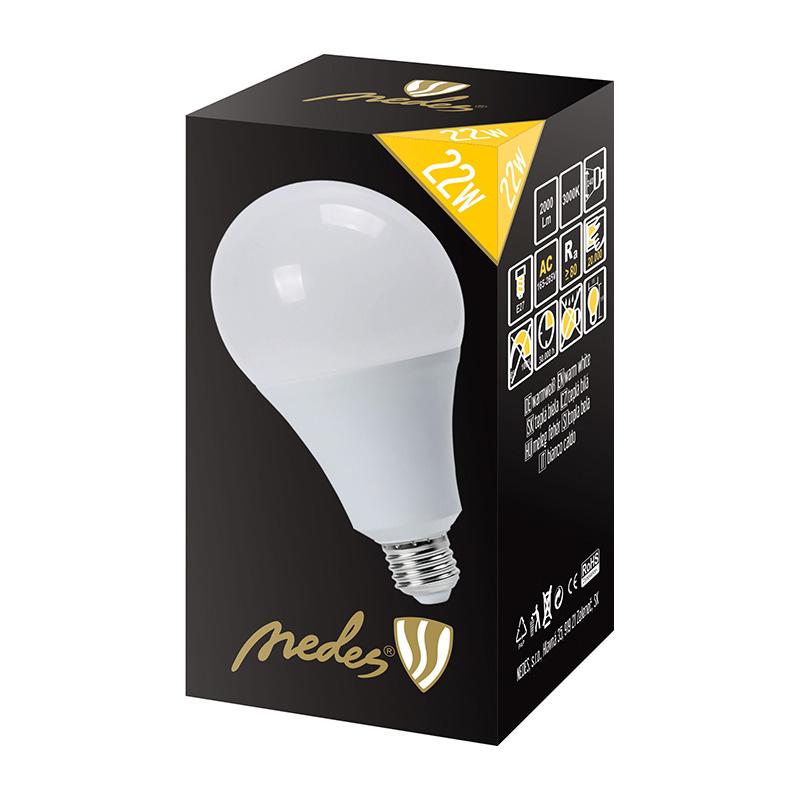 LED bulb 22W - A95 / E27 / SMD / 3000K - ZLS519