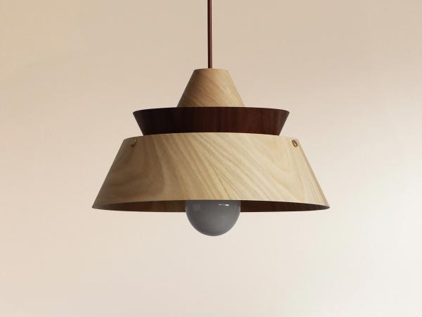 Pendant light solid wood E27 / 330 - WRE041