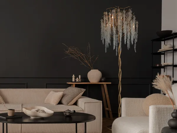 Luxurious crystal floor lamp 5 x G9 - CA021/F