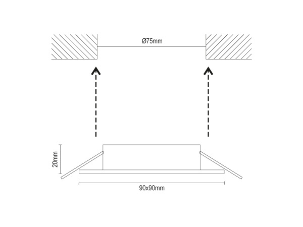Frame for GU10 - SR007 5