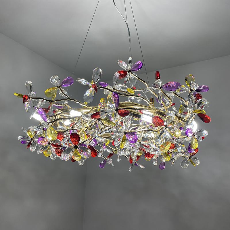 Hanging crystal light 16 x G9 - CA032/800