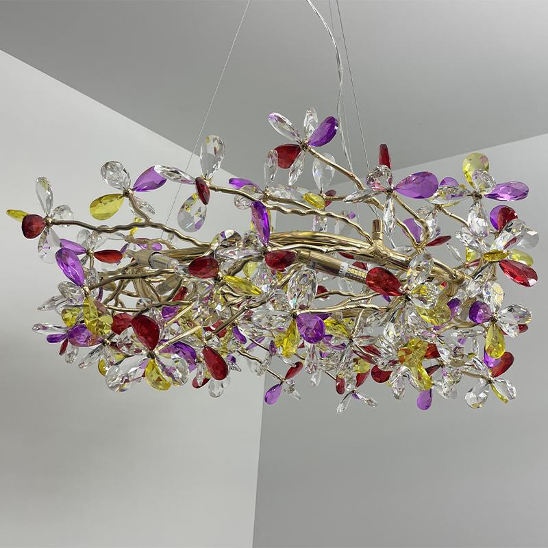 Hanging crystal light 16 x G9 - CA032/800