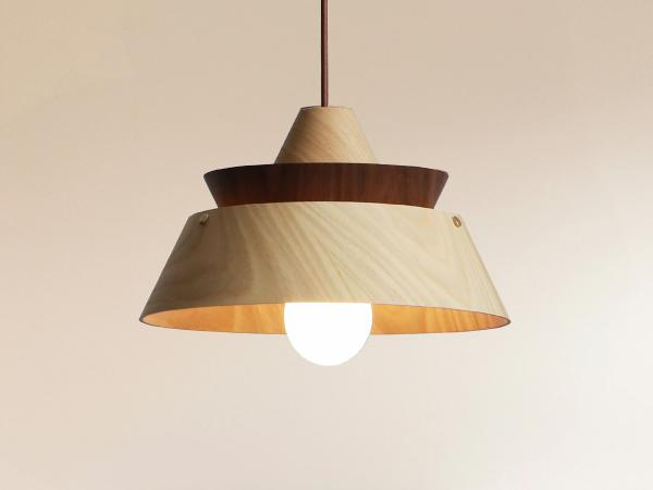 Pendant light solid wood E27 / 330 - WRE041 1