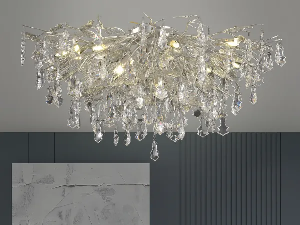 Luxurious crystal ceiling chandelier 12 x G9 - CA055/800C 1