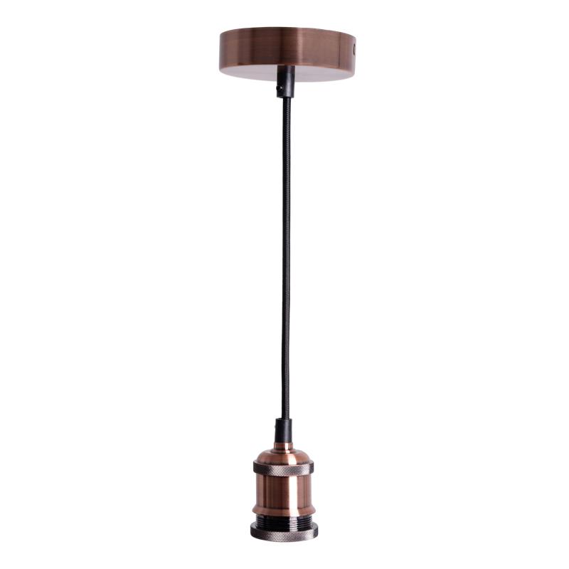 Hanging light E27 / 1m / antique copper - BH642B