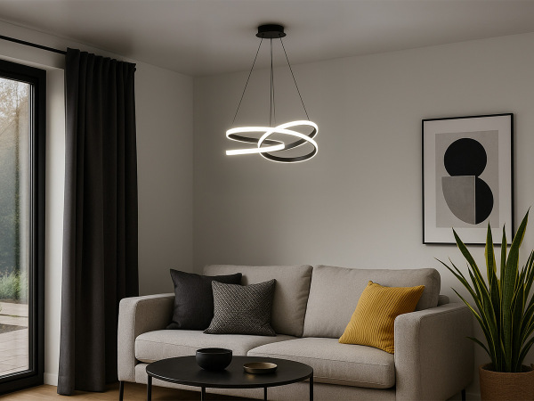 LED pendant light with remote control 90W - TA2307/B 1