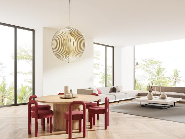 Pendant light solid wood E27 / 590 - WRE063 3