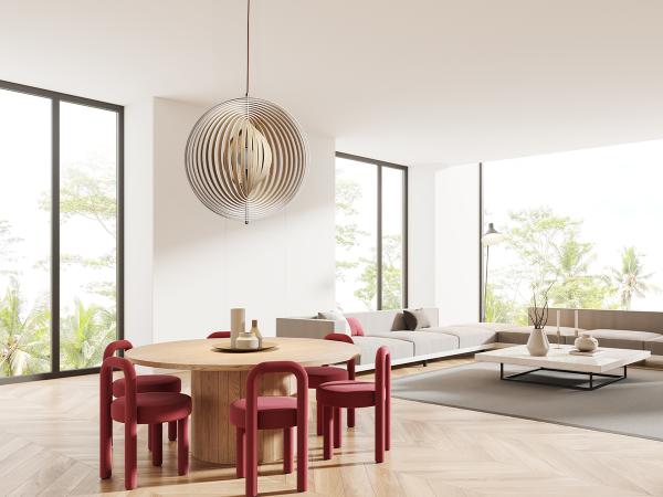 Pendant light solid wood E27 / 590 - WRE063 2