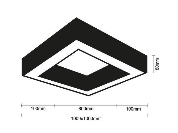 LED ceiling light 130W - CL7533 7