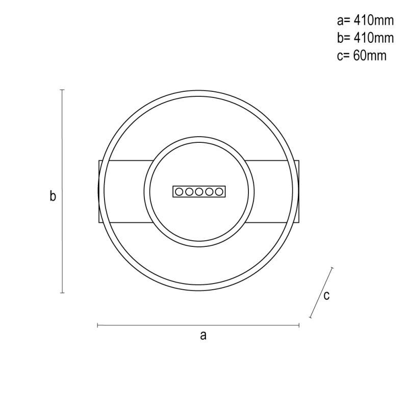 LED ceiling light with remote control 60W - TA1330/WB 15