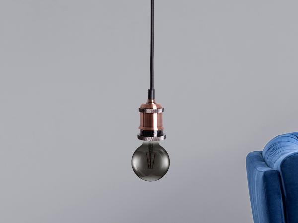 Hanging light E27 / 1m / antique copper - BH642B