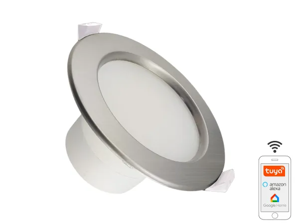 LED light WIFI 10W / IP44 / 3000K-6500K / SI - LDL164/SW 1