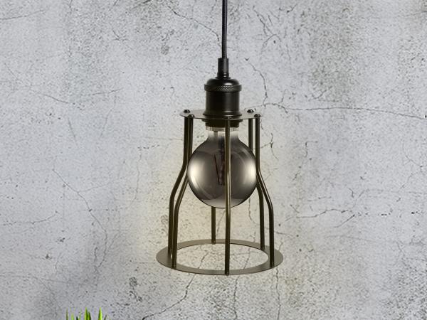 Metal hanging light 1 x E27 - ME0009 1