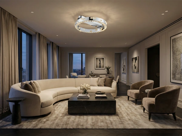 CLARIS stropný krištáľový luster 600 - V30007 1