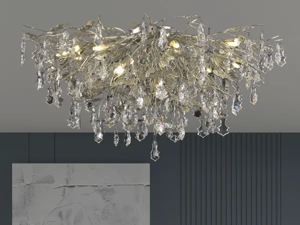 Luxurious crystal ceiling chandelier 12 x G9 - CA055/800C