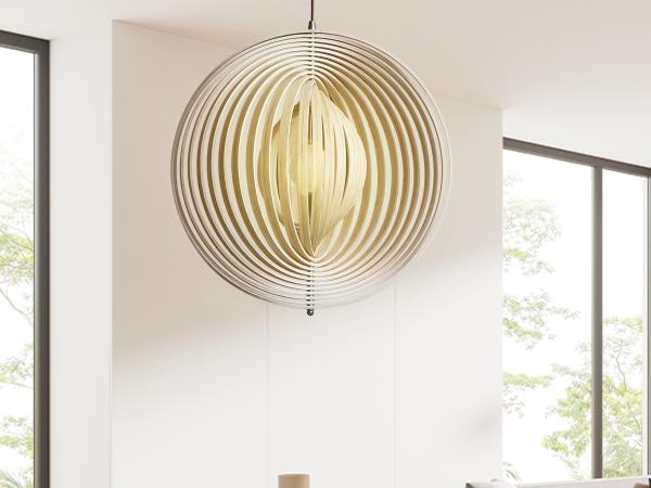 Pendant light solid wood E27 / 590 - WRE063 1