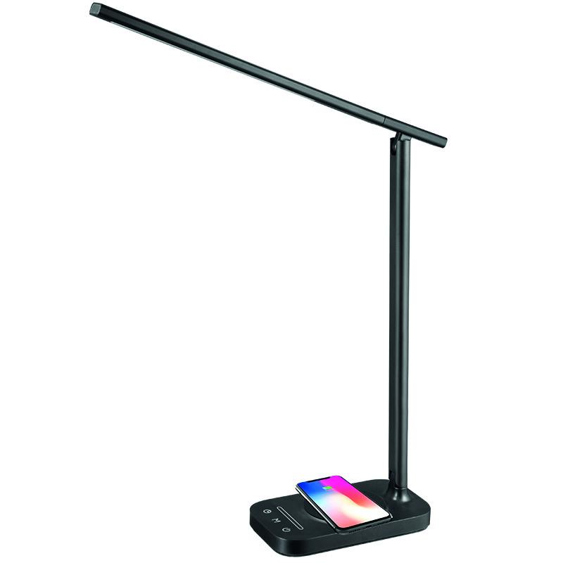 LED desk lamp JENY dimming, timer, wireless charging, USB 8W - DL4305/B
