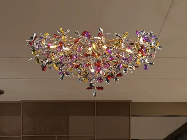 Ceiling crystal light 12 x G9 - CA032/800C