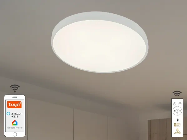 LED ceiling lamp OPAL + remote control + Wifi 48W - LC902AS/WH 1