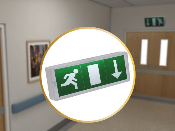LED emergency light 6W / 3h / IP20 - LEL404A