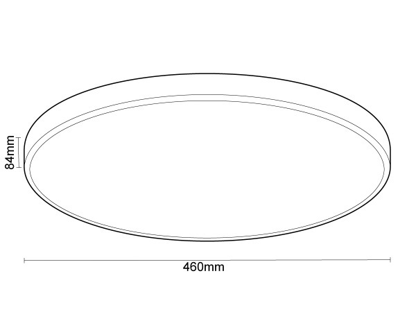 LED ceiling lamp OPAL + remote control + Wifi 48W - LC902AS/WH 6