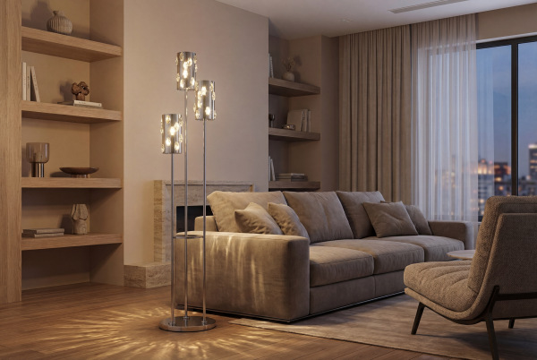 CLARIS stojaca krištáľová lampa 1550 - V30012 2