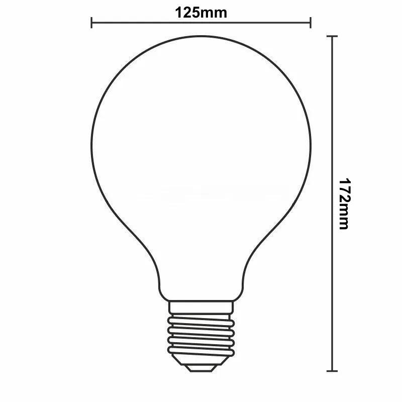 LED Filament 11W - G125 / E27 / 3000K - ZLF913D